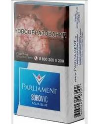 Сигареты Парламент Сохо Ник Аква Блю (Parliament SOHO NYC Aqua Blue)
